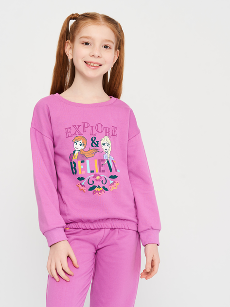 Детский спортивный костюм (свитшот + штаны) для девочки Disney Frozen ...