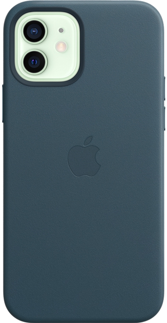 Etui Apple MagSafe Leather Case do Apple iPhone 12/12 Pro Baltic Blue (MHKE3) - obraz 2