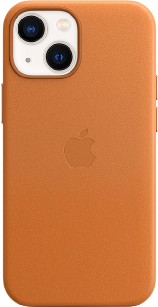 Etui Apple MagSafe Leather Case do Apple iPhone 13 mini Golden Brown (MM0D3) - obraz 1
