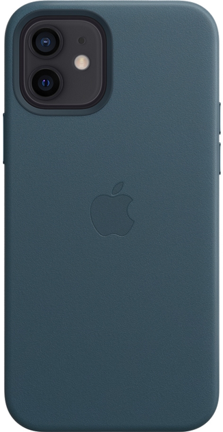Etui Apple MagSafe Leather Case do Apple iPhone 12/12 Pro Baltic Blue (MHKE3) - obraz 5