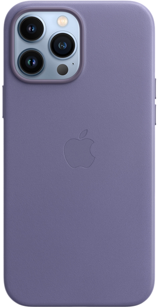 Etui Apple MagSafe Leather Case do Apple iPhone 13 Pro Max Wisteria (MM1P3) - obraz 4