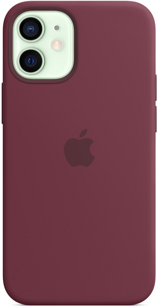 Панель Apple MagSafe Silicone Case для Apple iPhone 12 mini Plum (MHKQ3) - зображення 2