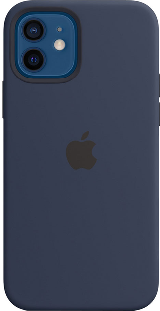 Etui Apple MagSafe Silicone Case do Apple iPhone 12/12 Pro Deep Navy (MHL43) - obraz 1