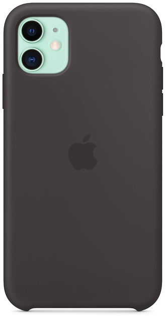 Etui Apple Silicone Case do Apple iPhone 11 Black (MWVU2) - obraz 3