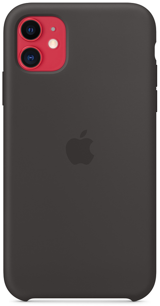 Etui Apple Silicone Case do Apple iPhone 11 Black (MWVU2) - obraz 6