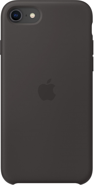 Etui Apple Silicone Case do Apple iPhone SE Black (MXYH2) - obraz 1