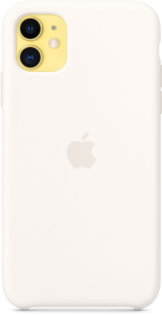 Панель Apple Silicone Case для Apple iPhone 11 White (MWVX2) - зображення 4