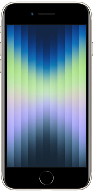 Smartfon Apple iPhone SE 256GB 2022 Starlight (MMXN3) - obraz 2