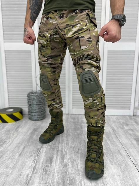 Тактические штаны с наколенниками G3 Мультикам L - изображение 1