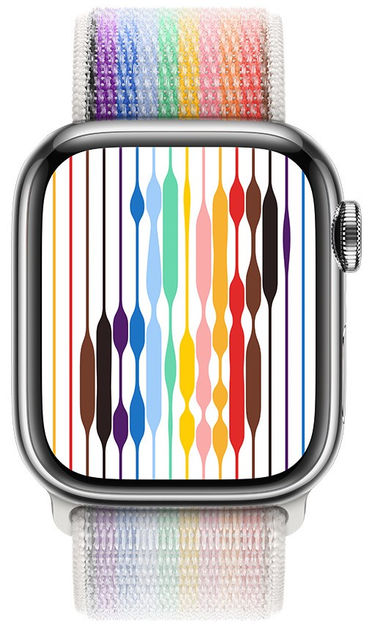 Pasek Apple Sport Loop do Apple Watch 45mm Pride Edition (MN6L3) - obraz 2