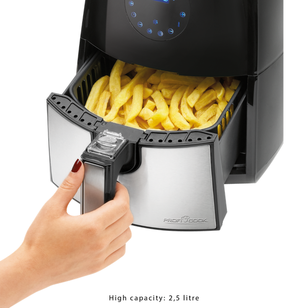 Фритюрница ProfiCook PC-FR 1147 H нержавеющая сталь/черный - Фото 4 Фритюрница ProfiCook PC-FR 1147 H нержавеющая сталь/черный - изображение 4