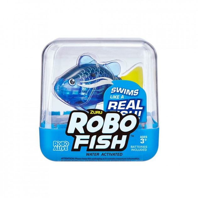 Интерактивная игрушка Pets & Robo Alive Роборыбка синяя