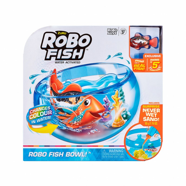 Интерактивная игрушка Pets & Robo Alive Роборыбка в аквариуме (7126 ...