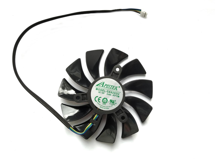 Вентилятор Apistek для видеокарты Zotac PGF GA92S2U (№423.2) - изображение 2