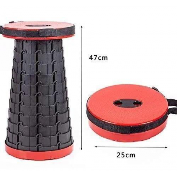 Туристический стул складной 47 см Telescopic stool / Складной телескопический стул для пикника, рыбалки - изображение 5