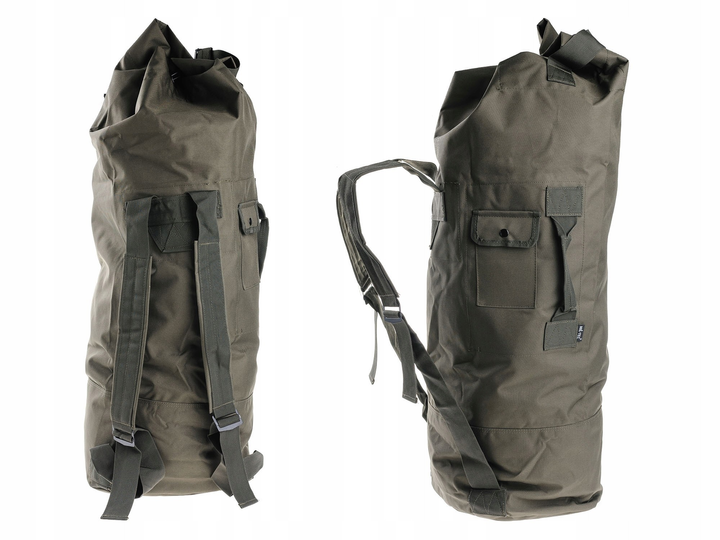 Рюкзак-сумка тактична військова Mil-Tec olive 75л - зображення 1