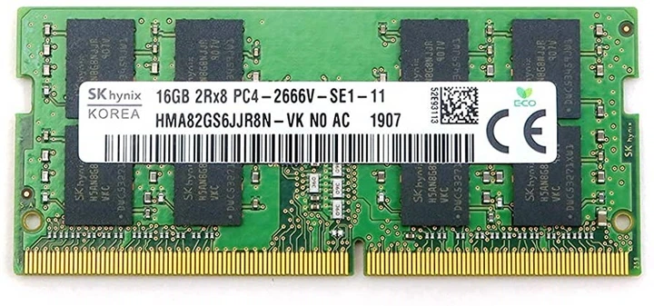 Оперативная память SK hynix 16 GB SO-DIMM DDR4 2666 MHz