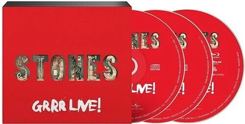 Музыкальный CD диск The Rolling Stones – Grrr Live! (2CD+Blu-Ray