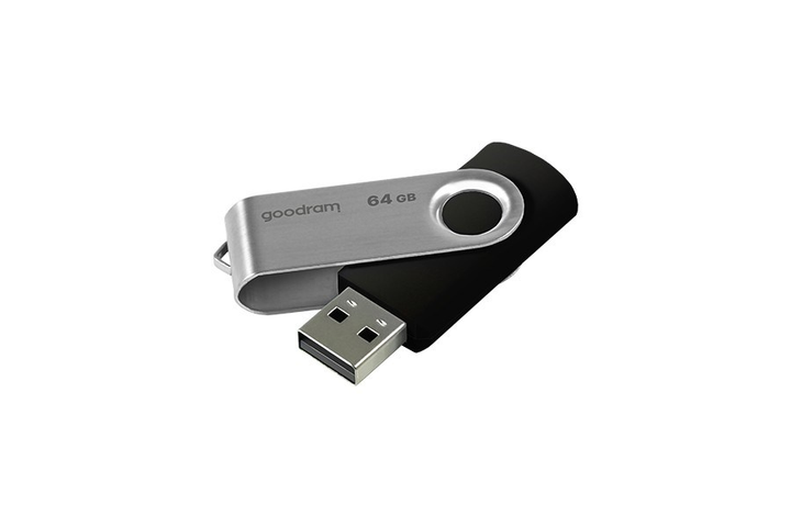 Pendrive Goodram Twister 64GB (UTS2-0640K0R11) - obraz 1