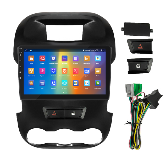 Штатная магнитола 9" Lesko для Ford Ranger III 2011-2015 2/32Gb CarPlay 4G Wi-Fi GPS Prime Форд - Фото 2 Штатная магнитола 9" Lesko для Ford Ranger III 2011-2015 2/32Gb CarPlay 4G Wi-Fi GPS Prime Форд - изображение 2