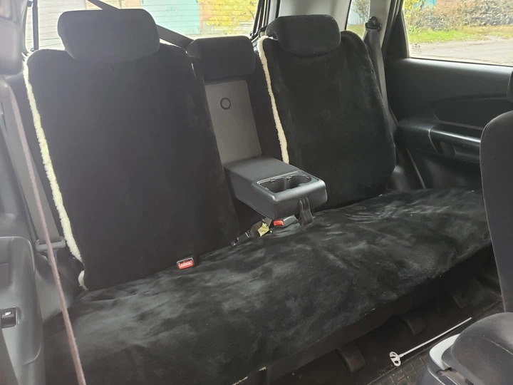 Автонакидки на сиденье задние меховые из овчины 150х50 см (SK-300NZ) - изображение 5