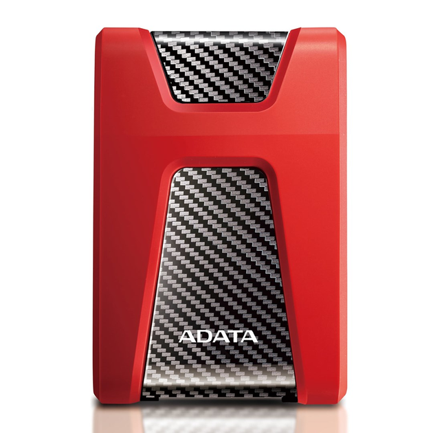 Dysk Twardy ADATA DashDrive Durable HD650 2TB AHD650-2TU31-CRD 2.5" USB 3.1 Zewnętrzny Czerwony - obraz 1