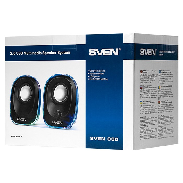 Акустична система Sven 330 Black - зображення 5