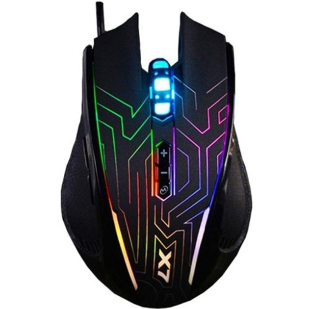 Mysz gamingowa przewodowa A4Tech X87 Oscar Neon USB Czarna (4711421934275) - obraz 1