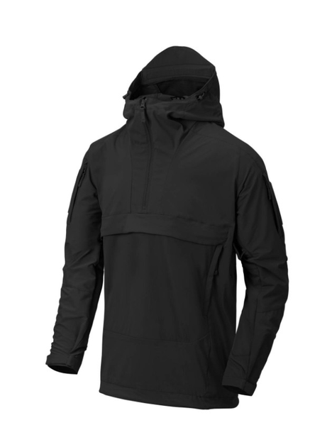 Куртка Mistral Anorak Jacket - Soft Shell Helikon-Tex Black XL - зображення 1