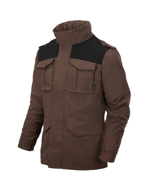 Куртка Covert M-65 Jacket Helikon-Tex Earth Brown/Black XS Тактична чоловіча - зображення 1
