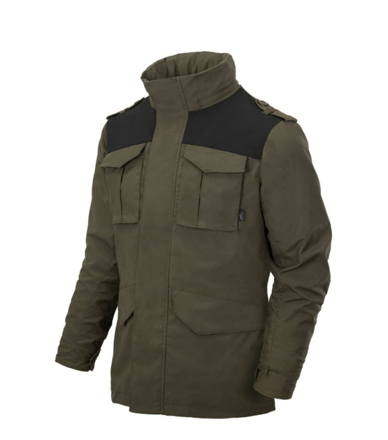 Куртка Covert M-65 Jacket Helikon-Tex Taiga Green/Black XXL Тактическая мужская - изображение 1
