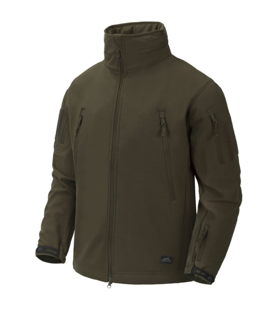 Куртка ветровка Gunfighter Jacket - Shark Skin Windblocker Helikon-Tex Taiga Green L Тактическая - изображение 1