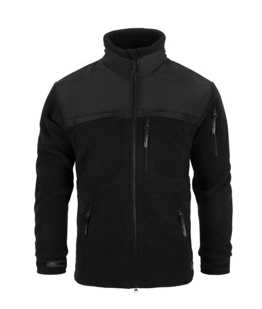 Куртка флисова Defender Jacket - Fleece Helikon-Tex Black XL Тактическая - изображение 2