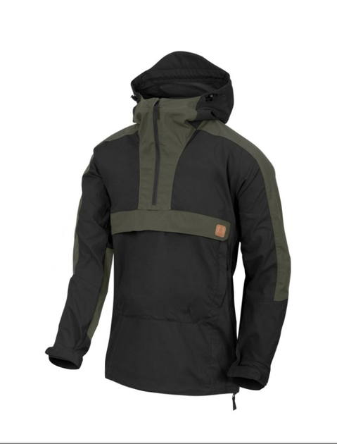 Куртка Woodsman Anorak Jacket Helikon-Tex Black/Taiga Green XXL Тактична - зображення 1