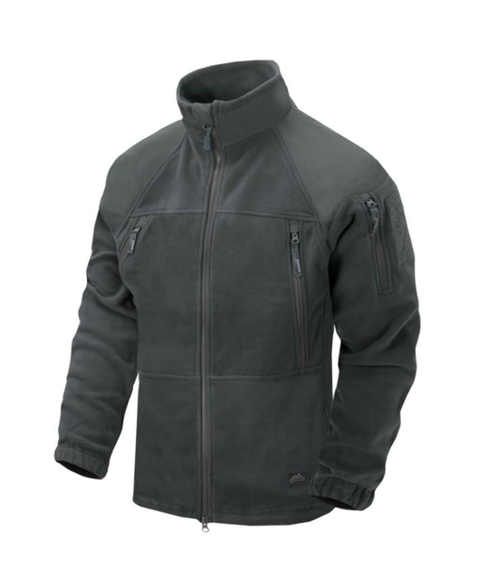 Куртка жіноча флісова Stratus Jacket - Heavy Fleece Helikon-Tex Shadow Grey S Тактична чоловіча - зображення 1