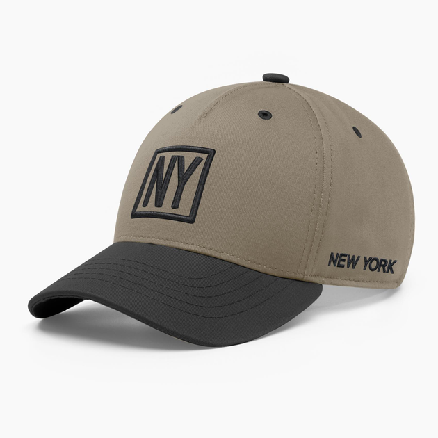 Стильна чоловіча бейсболка INAL Нью Йорк NY New York XL / 59-60 Бежевий/ Чорний 107159