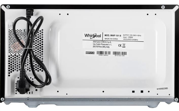 Мікрохвильова піч WHIRLPOOL MWP 101 B - зображення 8