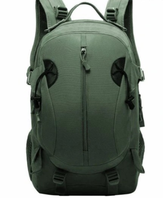 Рюкзак сумка на плечі ранець Nela-Styl mix34 Олива 35л (Alop) функціональний з безліччю кишень і відділень зі 100% нейлону для активного відпочинку - зображення 1