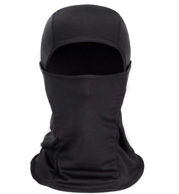 Універсальна термоактивна балаклава маска Чорний (Alop) надійний захист від холоду та вітру для максимального комфорту та невидимості - зображення 2