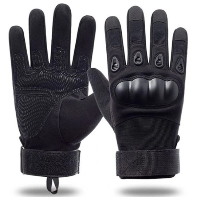Бойові армійські рукавички для виживання Чорний розмір XL (Alop) надійний захист і комфорт в екстремальних умови надійний захист і свобода руху незамінний інструмент на полі бою - зображення 1