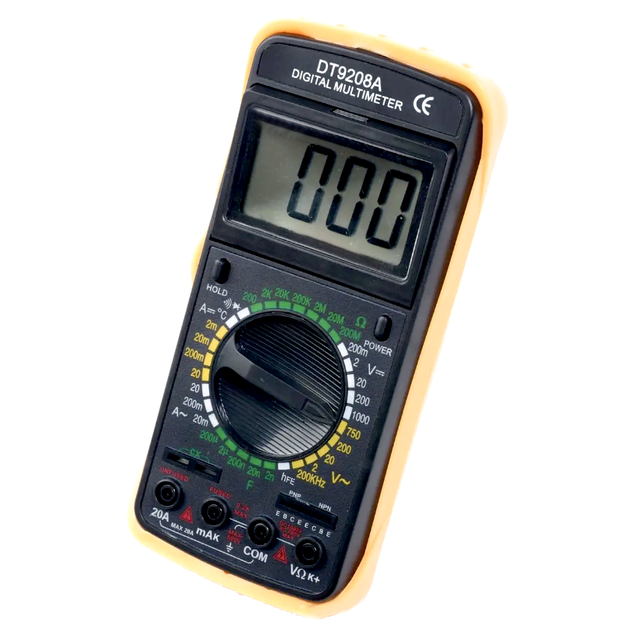 Мультиметр Digital DT-9208A Цифровой тестер (t7781) - Фото 1 Мультиметр Digital DT-9208A Цифровой тестер (t7781) - изображение 1