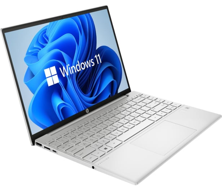 Ноутбук HP Pavilion Aero / Ryzen 5-5600 / 16 ГБ / 512 GB / серебристый ...