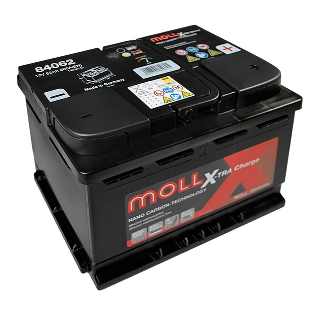 Автомобільний акумулято MOLL X-Tra Charge (L2) 62Ah 600A R+ - изображение 2