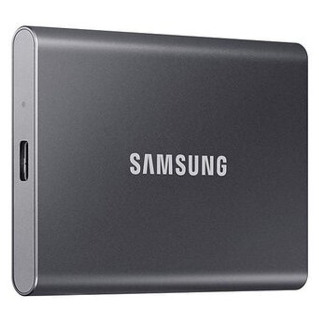 SSD накопитель внешний Samsung T7 1TB Titan Gray (MU-PC1T0T/WW) – фото ...