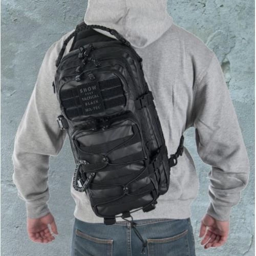 Тактический Рюкзак однолямочный Mil-Tec Tactical one strap larg 29л BLACK (14059288) - изображение 2