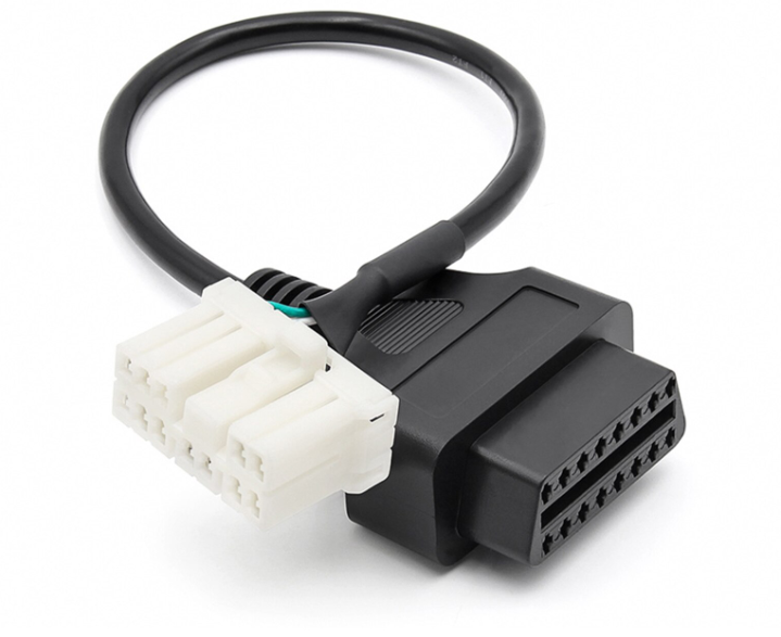 Диагностический переходник 12 pin - OBD2 Tesla Model S/X(2012-2015) - изображение 3