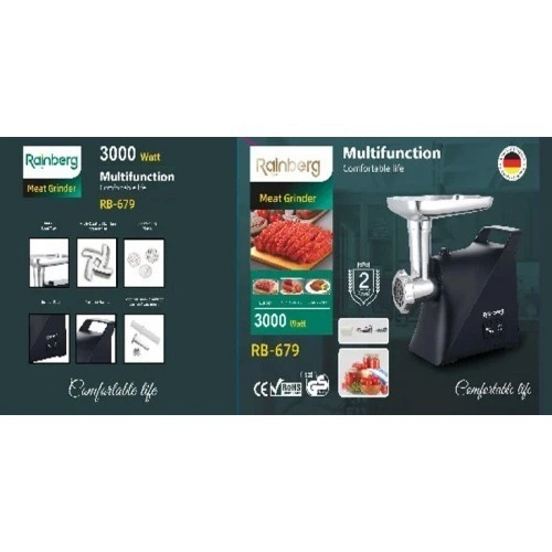 Мясорубка электрическая Rainberg RB-679 - Фото 5 Мясорубка электрическая Rainberg RB-679 - изображение 5