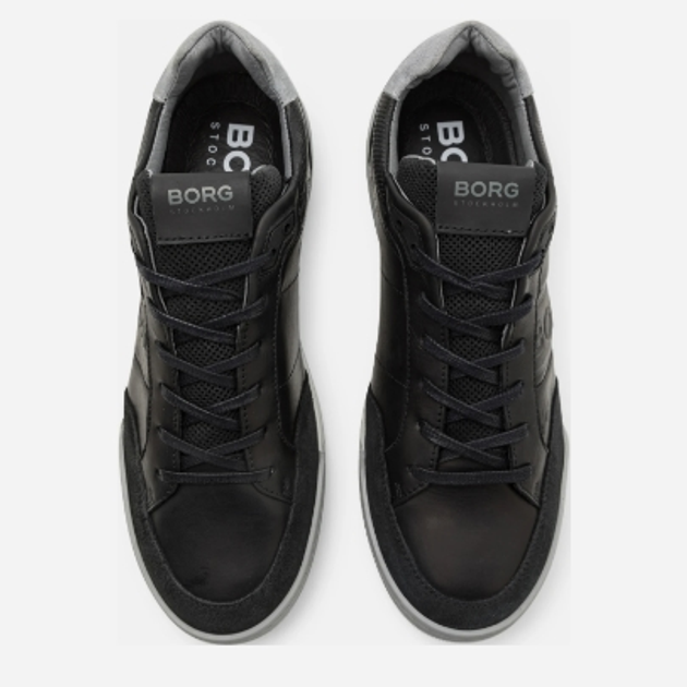 Buty sportowe męskie niskie Bjorn Borg SL200 LEA 2312-643501-0999 40 BLK (8720656471185) - obraz 3