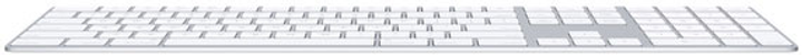 Клавіатура бездротова Apple Magic Keyboard з цифровою панеллю Bluetooth International English Silver (MQ052Z/A) - зображення 2