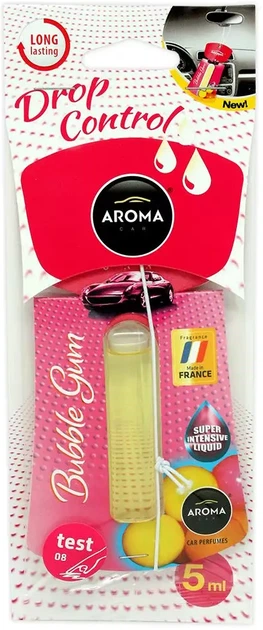 Ароматизатор Aroma Car Drop Control Bubble Gum 2 шт (2000081930669) - зображення 2